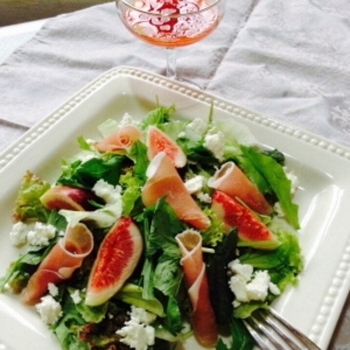 いちじくと生ハムのサラダいちごドレッシング レシピ 作り方 By Ciciino 楽天レシピ いちじくと生ハムのサラダいちごドレッシング レシピ 作り方 By Ciciino 楽天レシピ